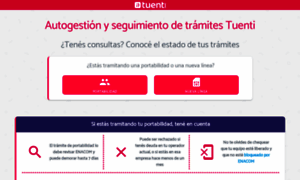 Autogestion.tuenti.com.ar thumbnail