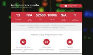Autoinsurances.info thumbnail