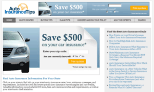 Autoinsurancetips.com thumbnail