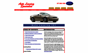 Autoleasingspecialist.com thumbnail