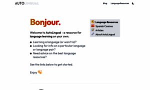 Autolingual.com thumbnail