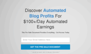 Automatedblogprofits.com thumbnail