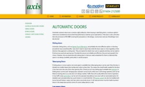 Automaticdoors-axis.co.uk thumbnail