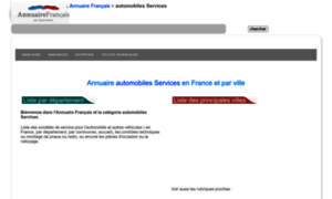 Automobile-service.annuairefrancais.fr thumbnail