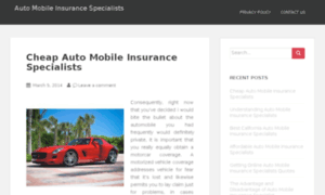 Automobileinsurancespecialists.com thumbnail