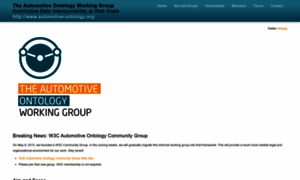 Automotive-ontology.org thumbnail