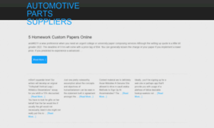 Automotivepartsuppliers.com thumbnail