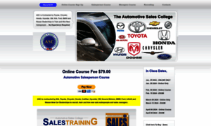 Automotivesalescollege.com thumbnail