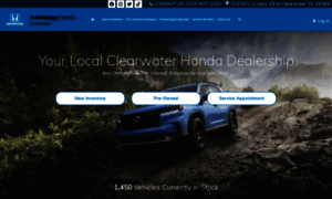 Autonationhondaclearwater.com thumbnail