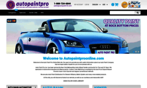 Autopaintproonline.com thumbnail