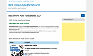 Autopartsstoresus.com thumbnail