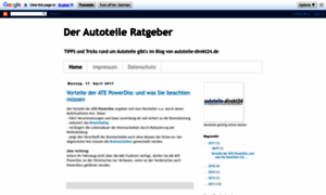 Autoteile-direkt24.blogspot.com thumbnail