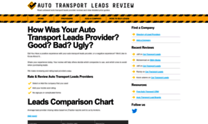 Autotransportleadsreview.com thumbnail