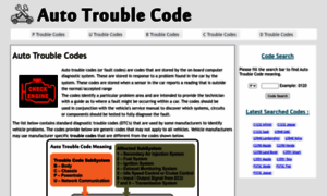 Autotroublecode.com thumbnail