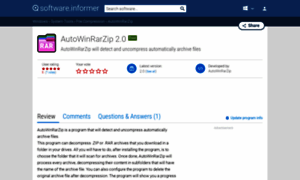 Autowinrarzip.software.informer.com thumbnail