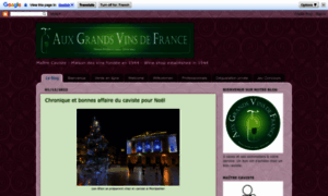 Auxgrandsvinsdefrance.blogspot.com thumbnail