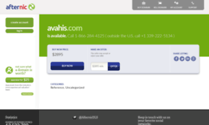 Avahis.com thumbnail