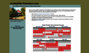 Availability-calendars.com thumbnail