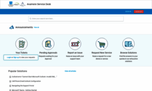 Avamere.freshservice.com thumbnail