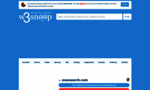 Avaxsearch.com.w3snoop.com thumbnail