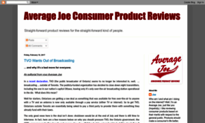 Average-joe-consumer-product-reviews.blogspot.com thumbnail