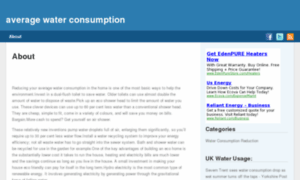 Averagewaterconsumption.co.uk thumbnail