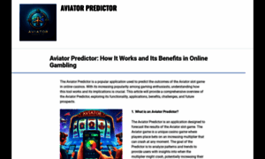 Aviator-predictor.co thumbnail