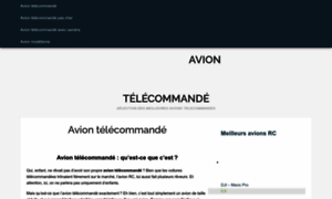 Avion-telecommande.com thumbnail