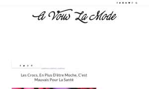 Avouslamode.blogspot.fr thumbnail