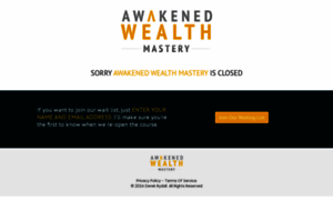 Awakenedwealthmastery.com thumbnail