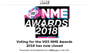 Awards.nme.com thumbnail