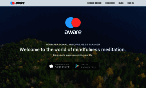 Awaremeditationapp.com thumbnail