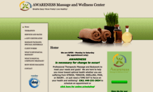 Awareness.massagetherapy.com thumbnail