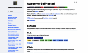 Awesome-selfhosted.net thumbnail