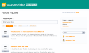 Awesome-table.uservoice.com thumbnail