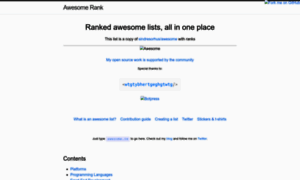 Awesomerank.github.io thumbnail