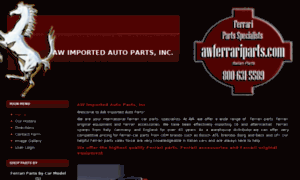 Awferrariparts.com thumbnail