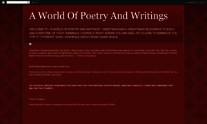 Aworldofpoetryandwritings.blogspot.com thumbnail