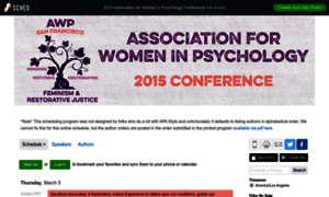 Awpsfconference2015.sched.org thumbnail