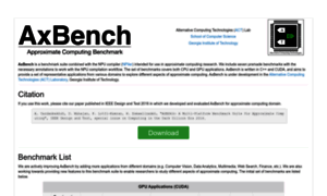 Axbench.org thumbnail