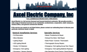 Axcelelectric.com thumbnail