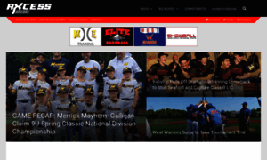 Axcessbaseball.com thumbnail