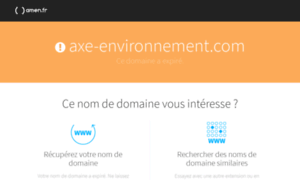 Axe-environnement.com thumbnail