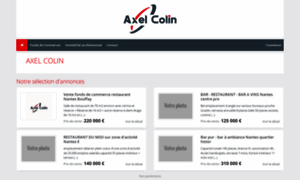 Axel-colin-commerces.com thumbnail