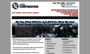 Axiscorporation.com thumbnail