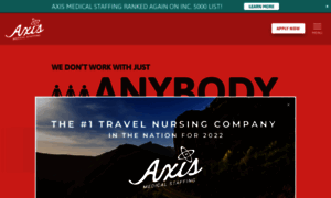 Axismedicalstaffing.com thumbnail