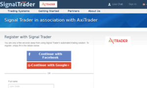 Axitrader.signaltrader.com thumbnail