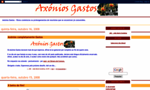Axoniosgastos.blogspot.com thumbnail