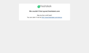 Aycsd.freshdesk.com thumbnail