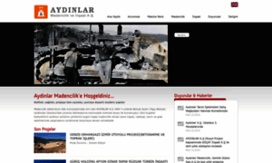 Aydinlarmadencilik.com thumbnail